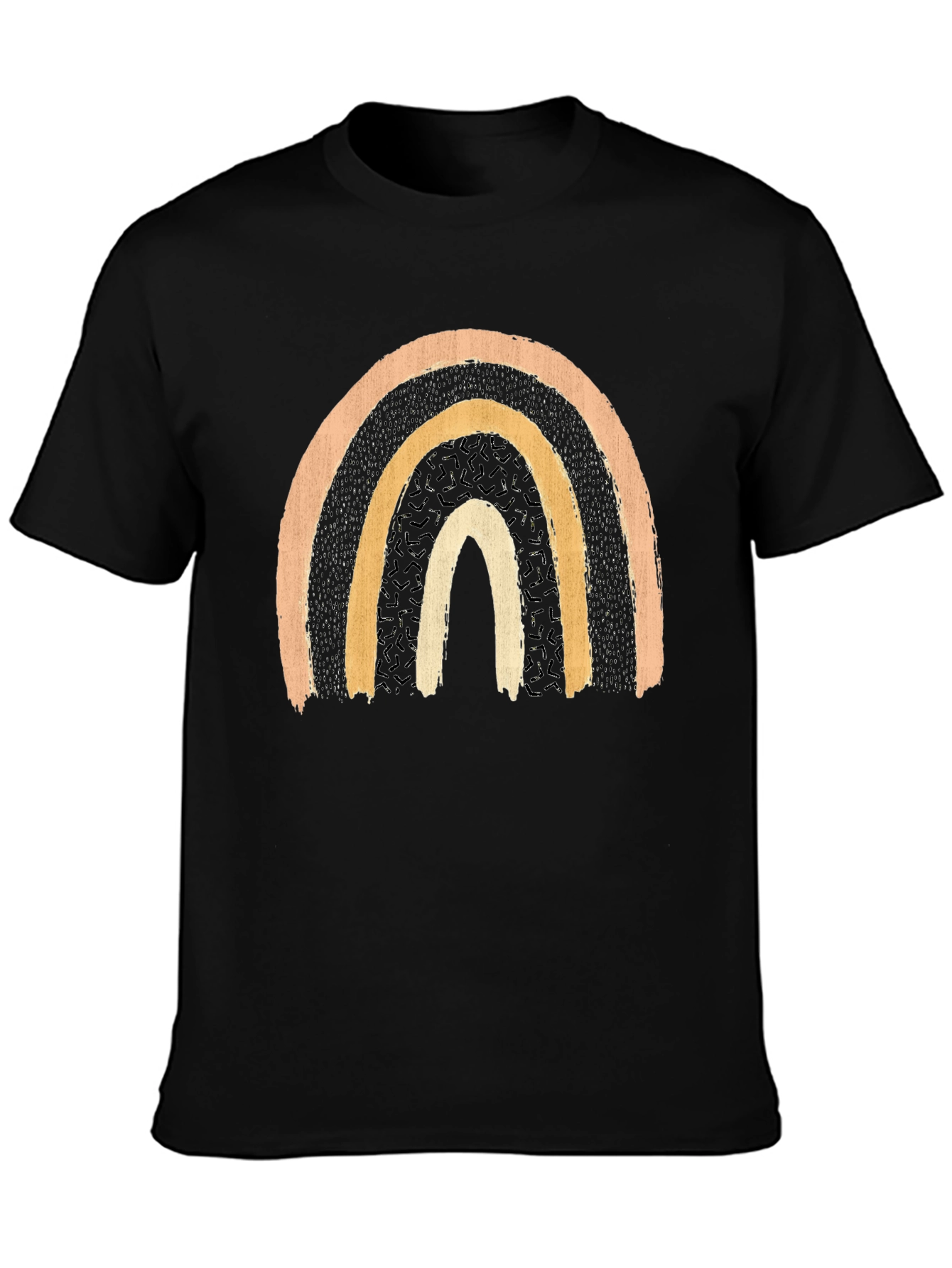 Boho Rainbow Graphic Tee - Stylish & Comfortable