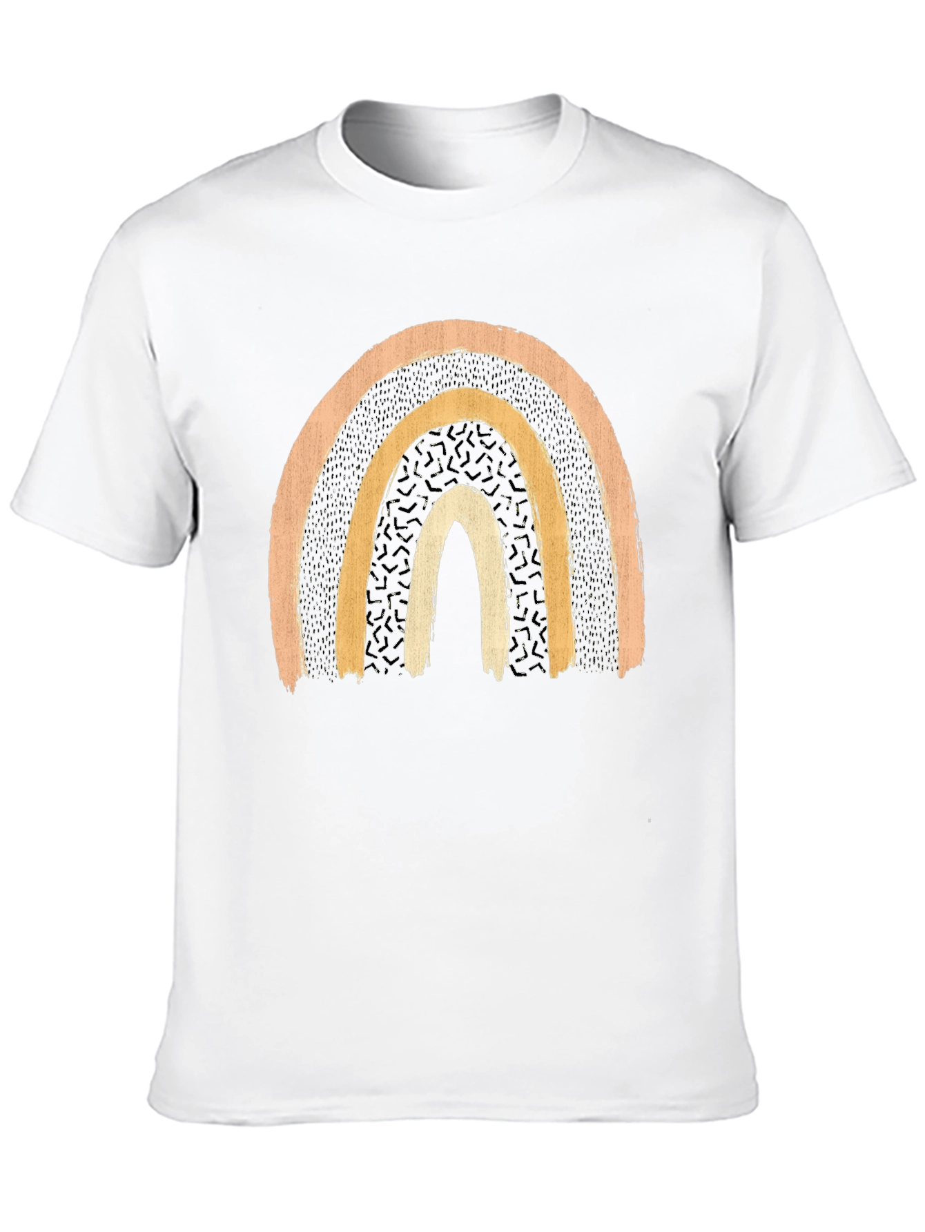 Boho Rainbow Graphic Tee - Stylish & Comfortable