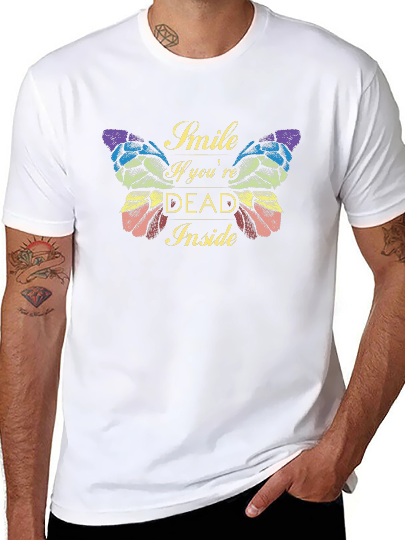 Smile If Youre Dead Inside Graphic Tee