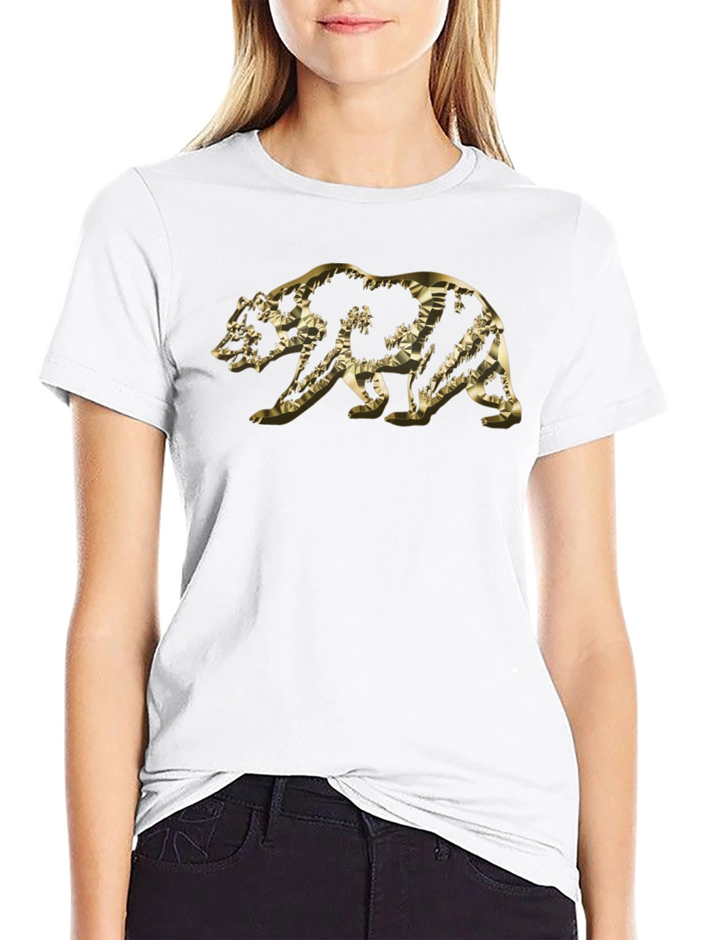 Golden Bear Graphic Tee - Modern Style