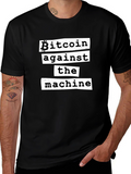 Bitcoin Against the Machine Graphic Tee