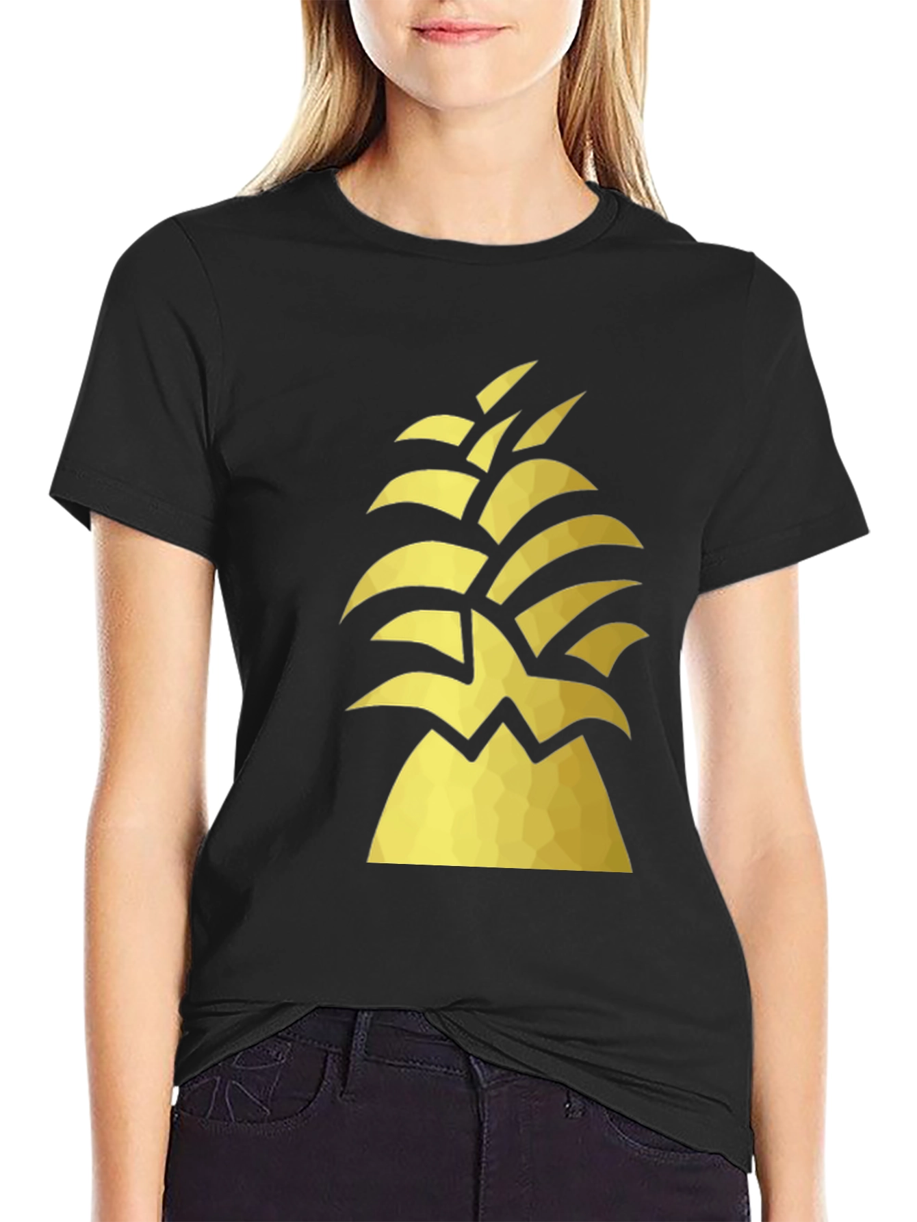 Geometric Pineapple Graphic Tee