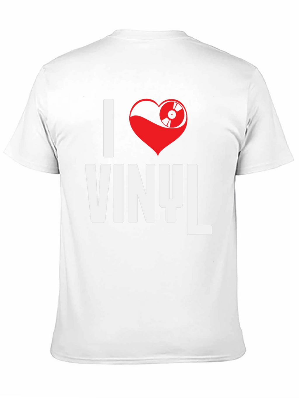 I Love Vinyl Graphic Tee - Music Lover T-Shirt