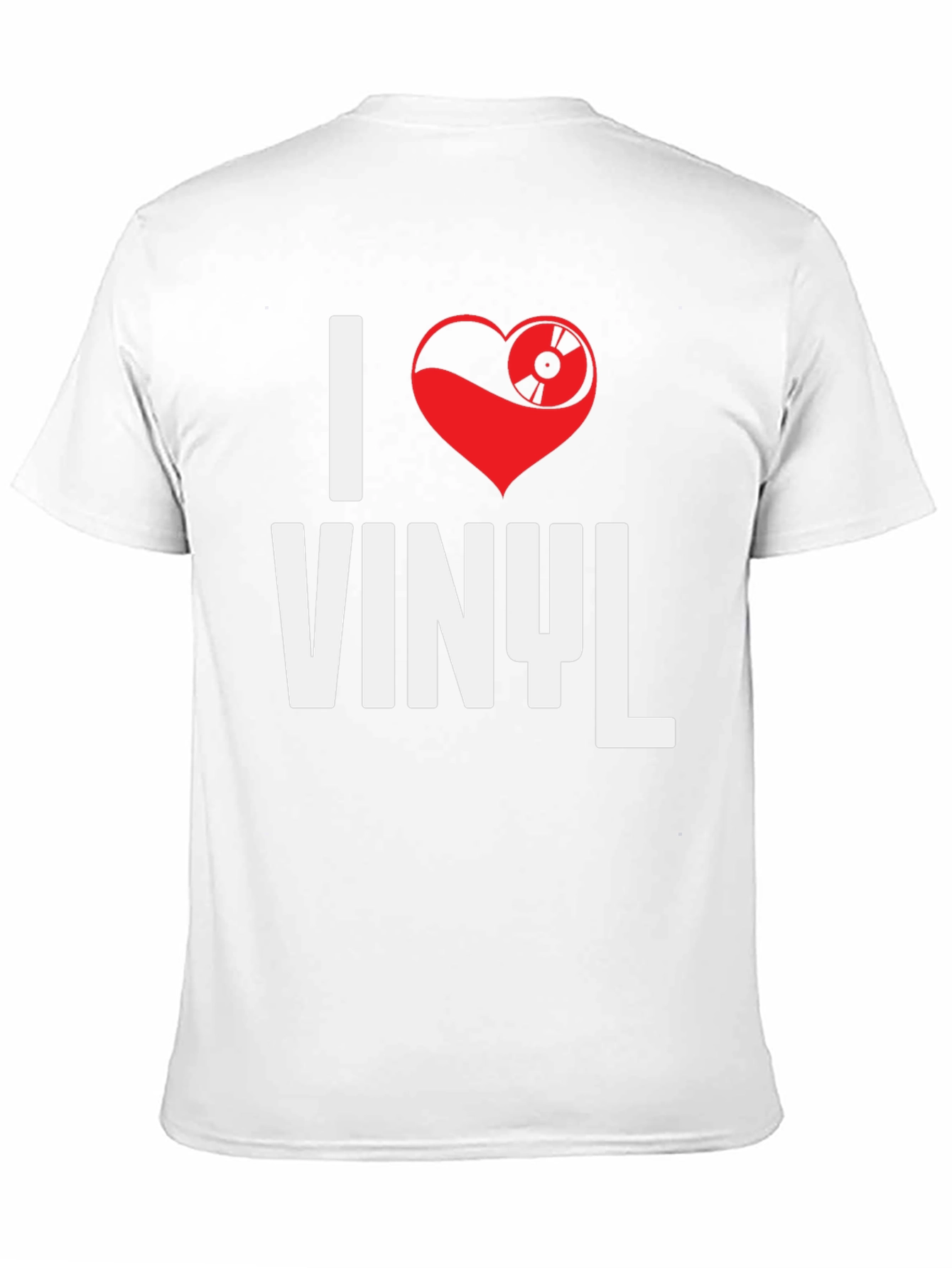 I Love Vinyl Graphic Tee - Music Lover T-Shirt