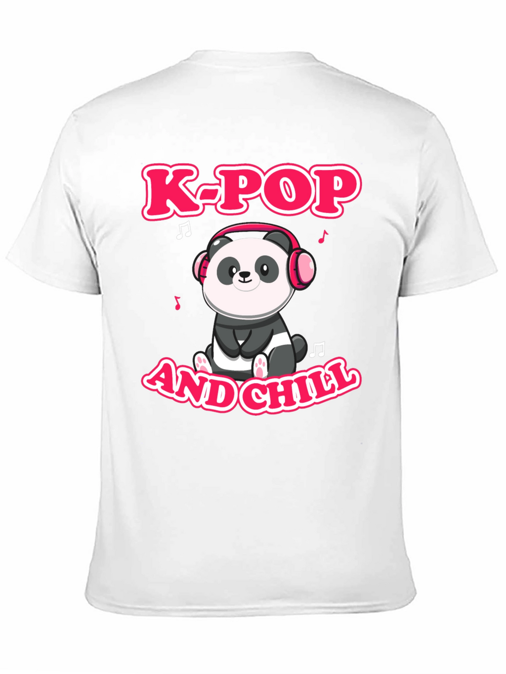 K-Pop and Chill Panda Graphic Tee