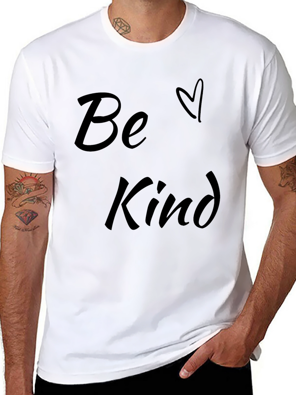 Be Kind Heart Graphic Tee - Unisex Casual Shirt