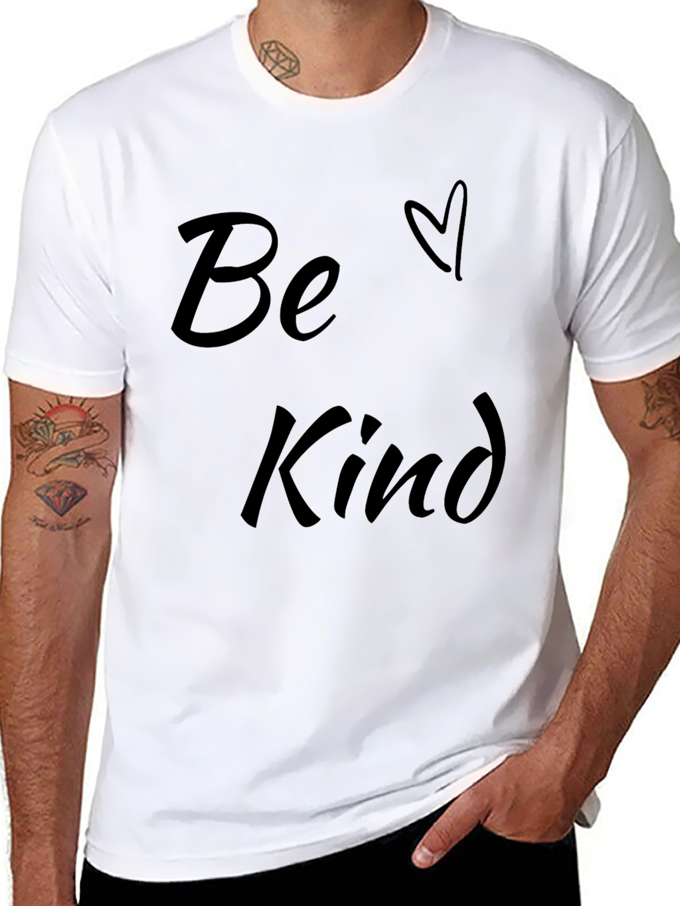 Be Kind Heart Graphic Tee - Unisex Casual Shirt