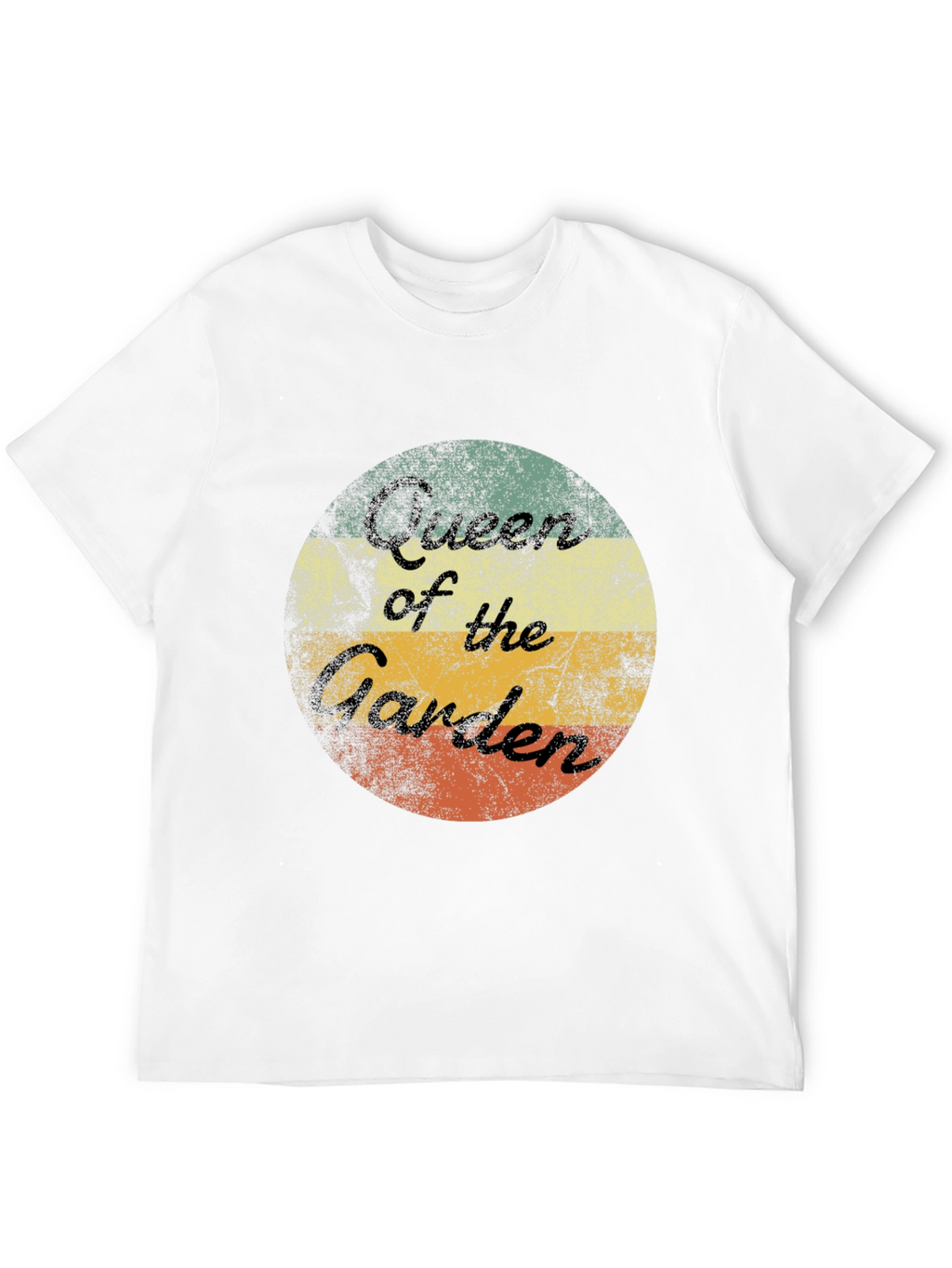 Queen of the Garden Retro T-Shirt - Gardening Tee