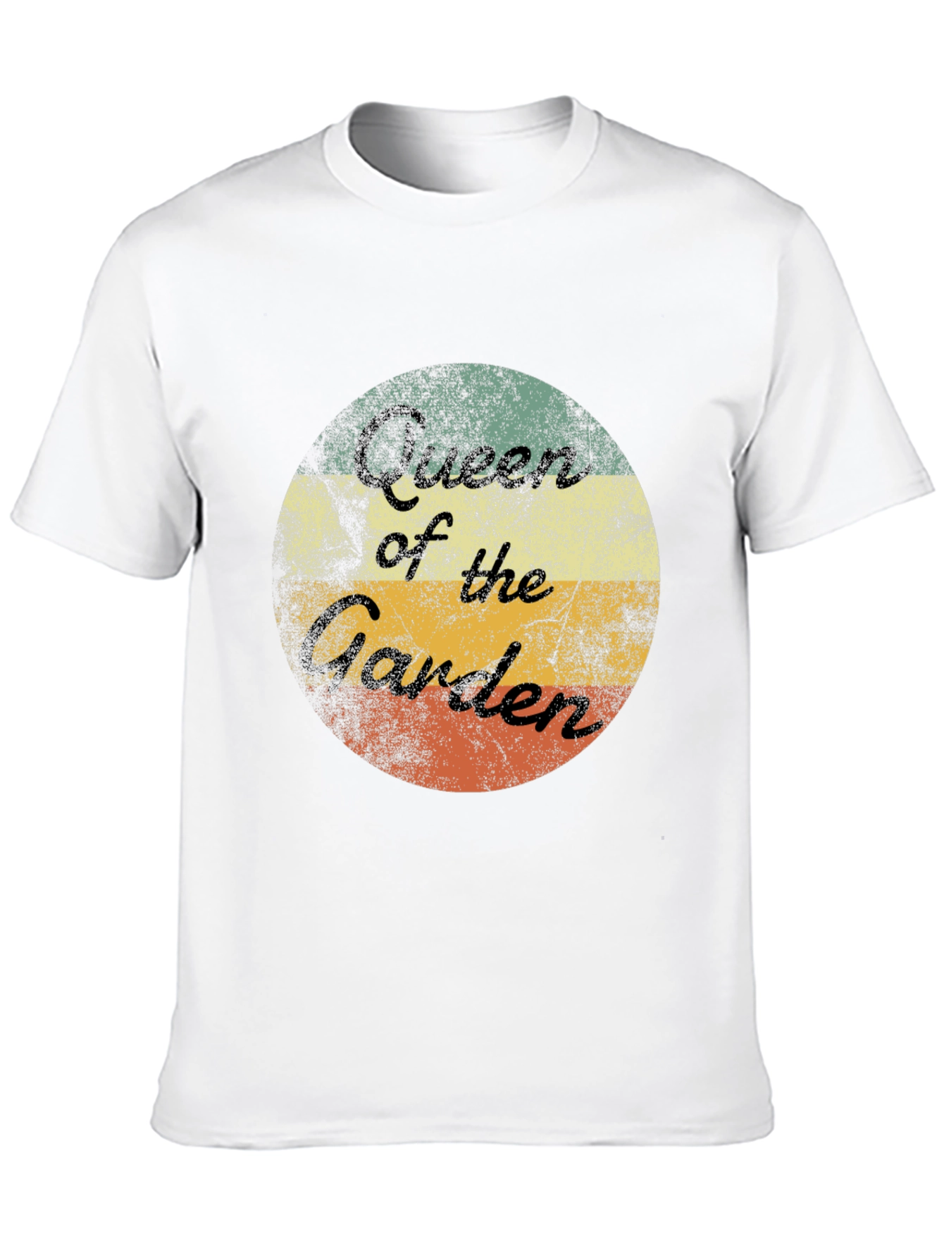 Queen of the Garden Retro T-Shirt - Gardening Tee