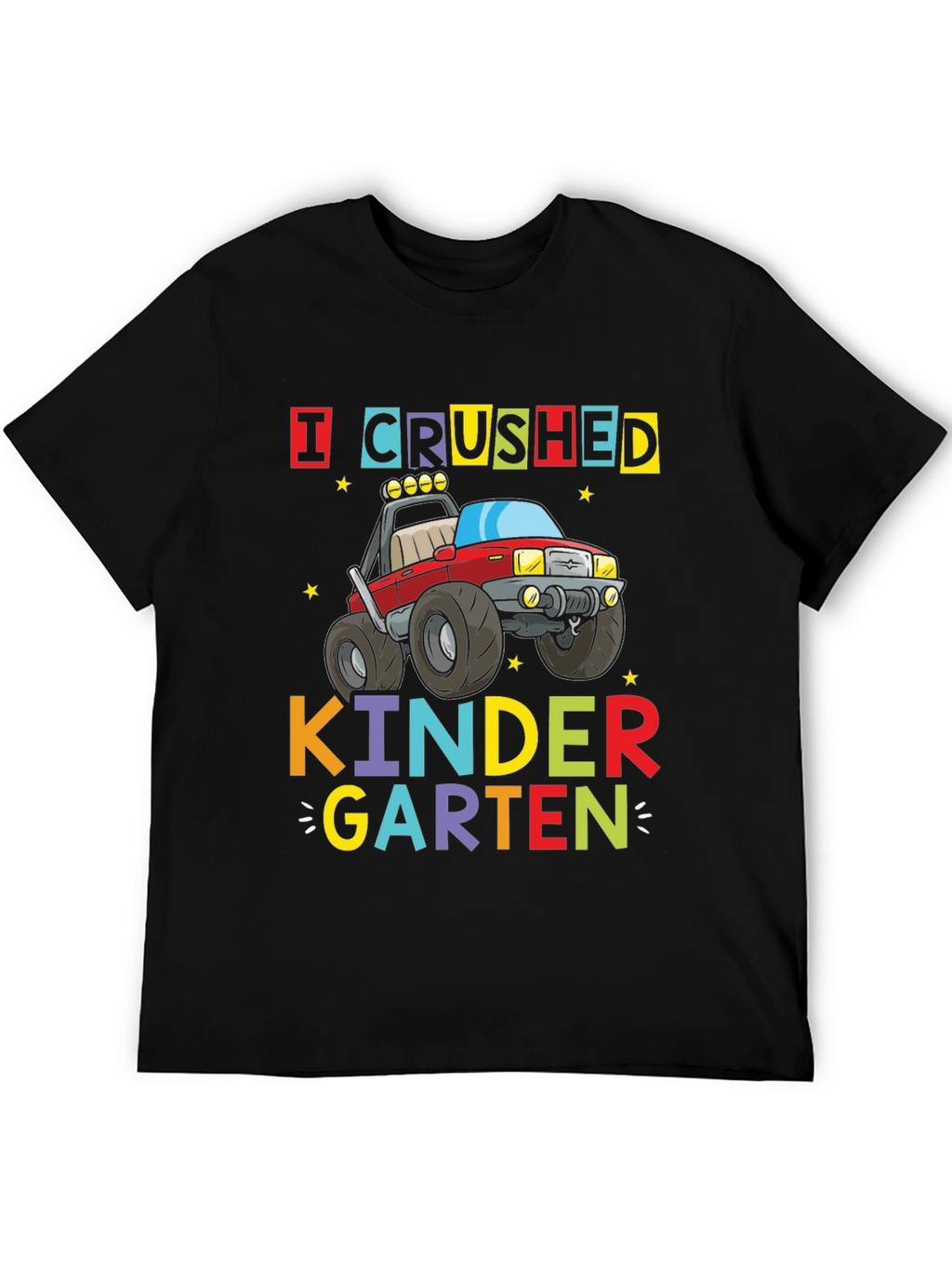 Crushed Kindergarten Monster Truck Graphic Tee