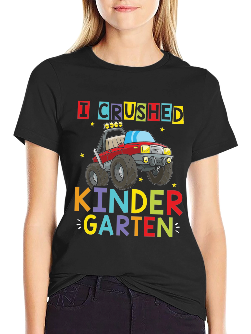 Crushed Kindergarten Monster Truck Graphic Tee