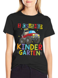 Crushed Kindergarten Monster Truck Graphic Tee