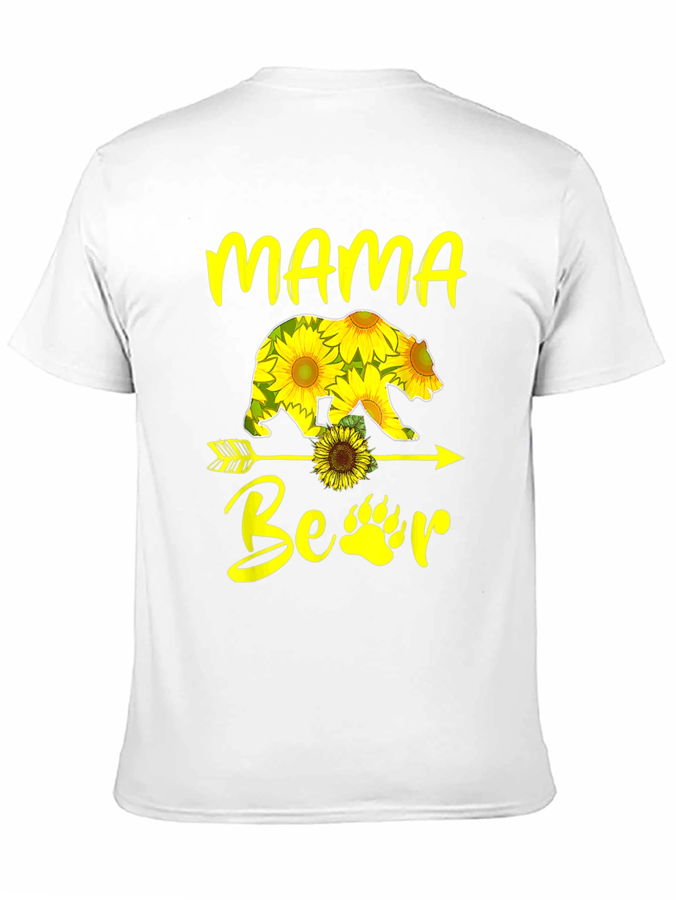 Mama Bear Sunflower Graphic T-Shirt