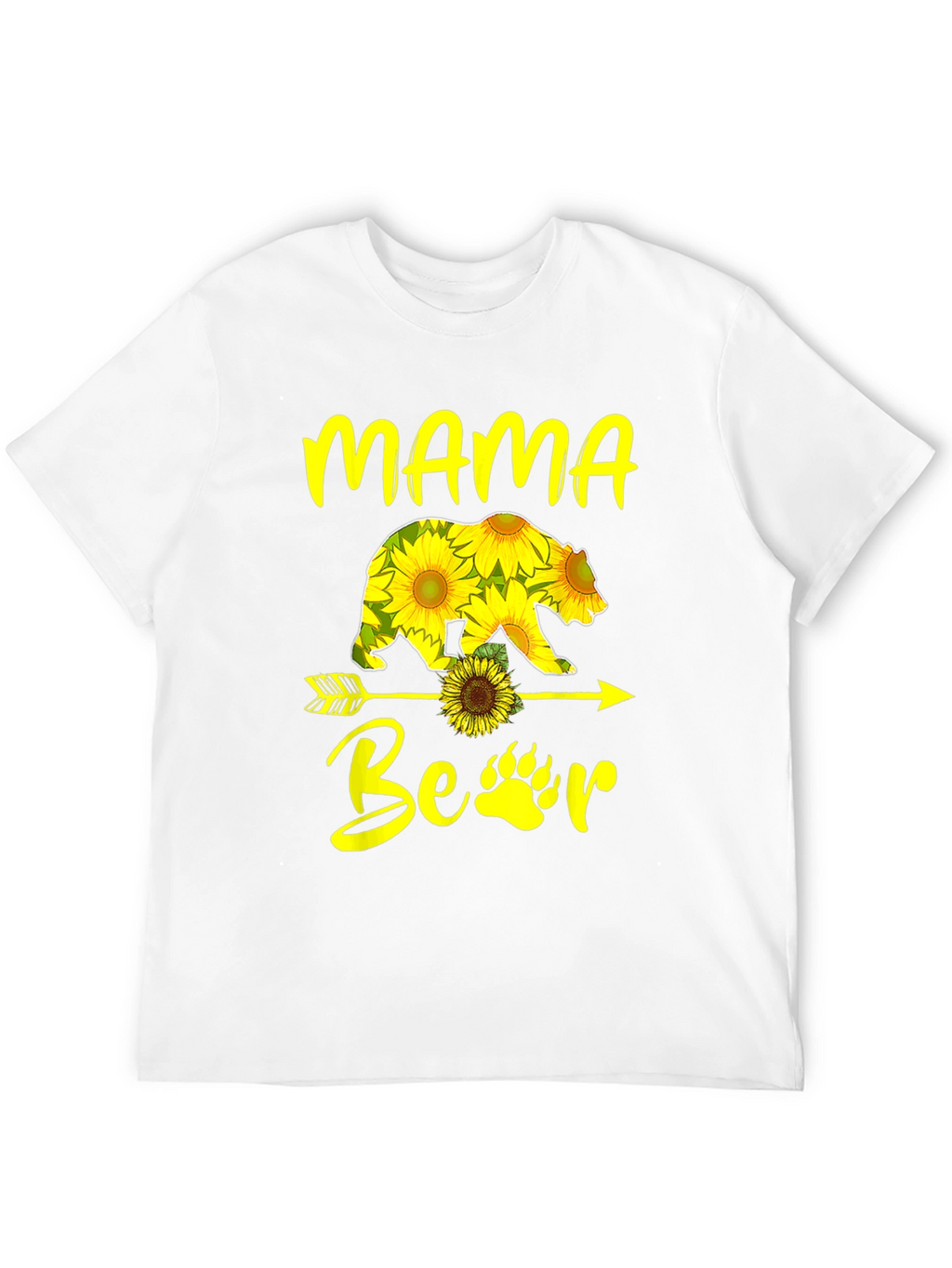 Mama Bear Sunflower Graphic T-Shirt