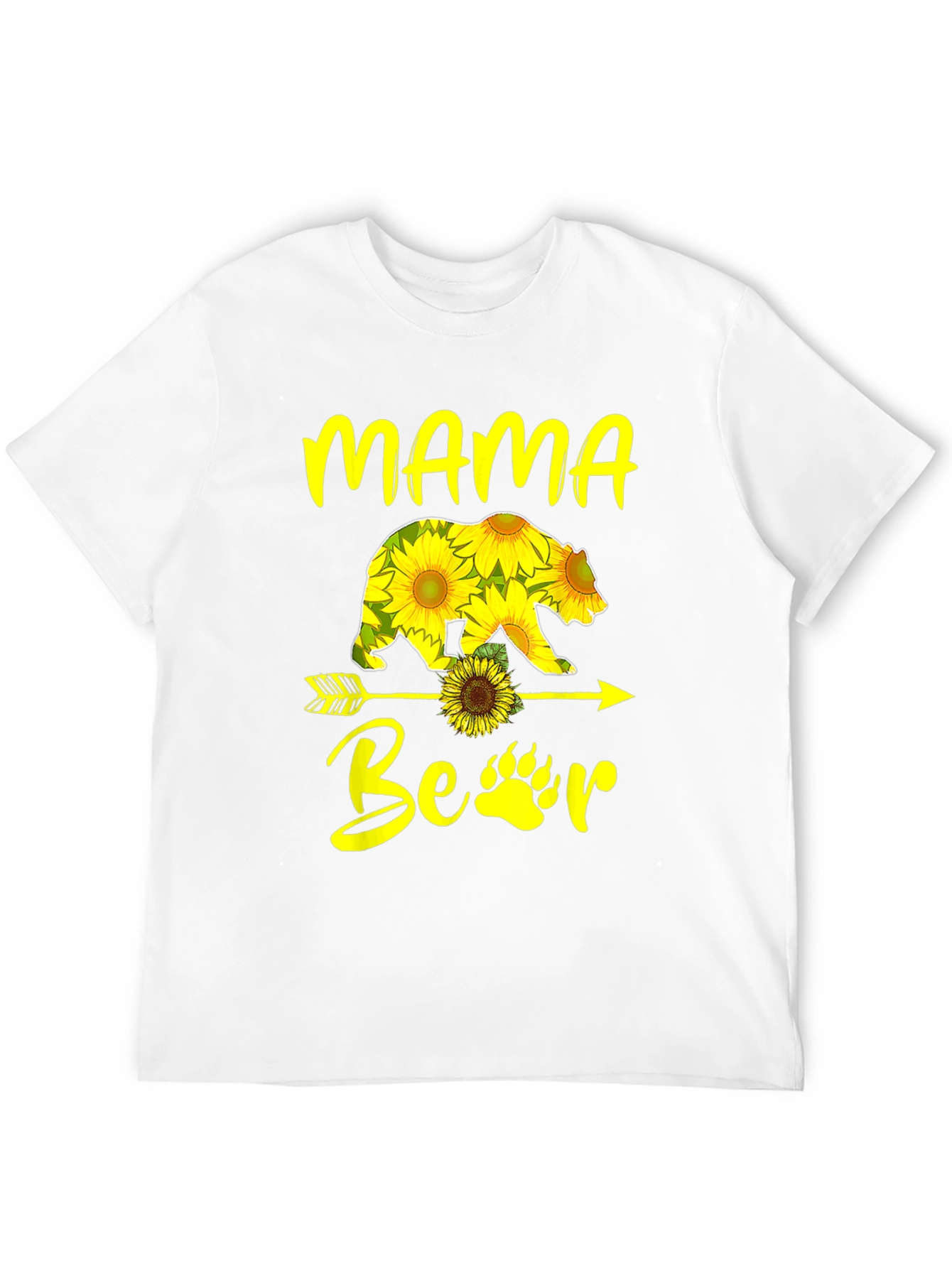 Mama Bear Sunflower Graphic T-Shirt