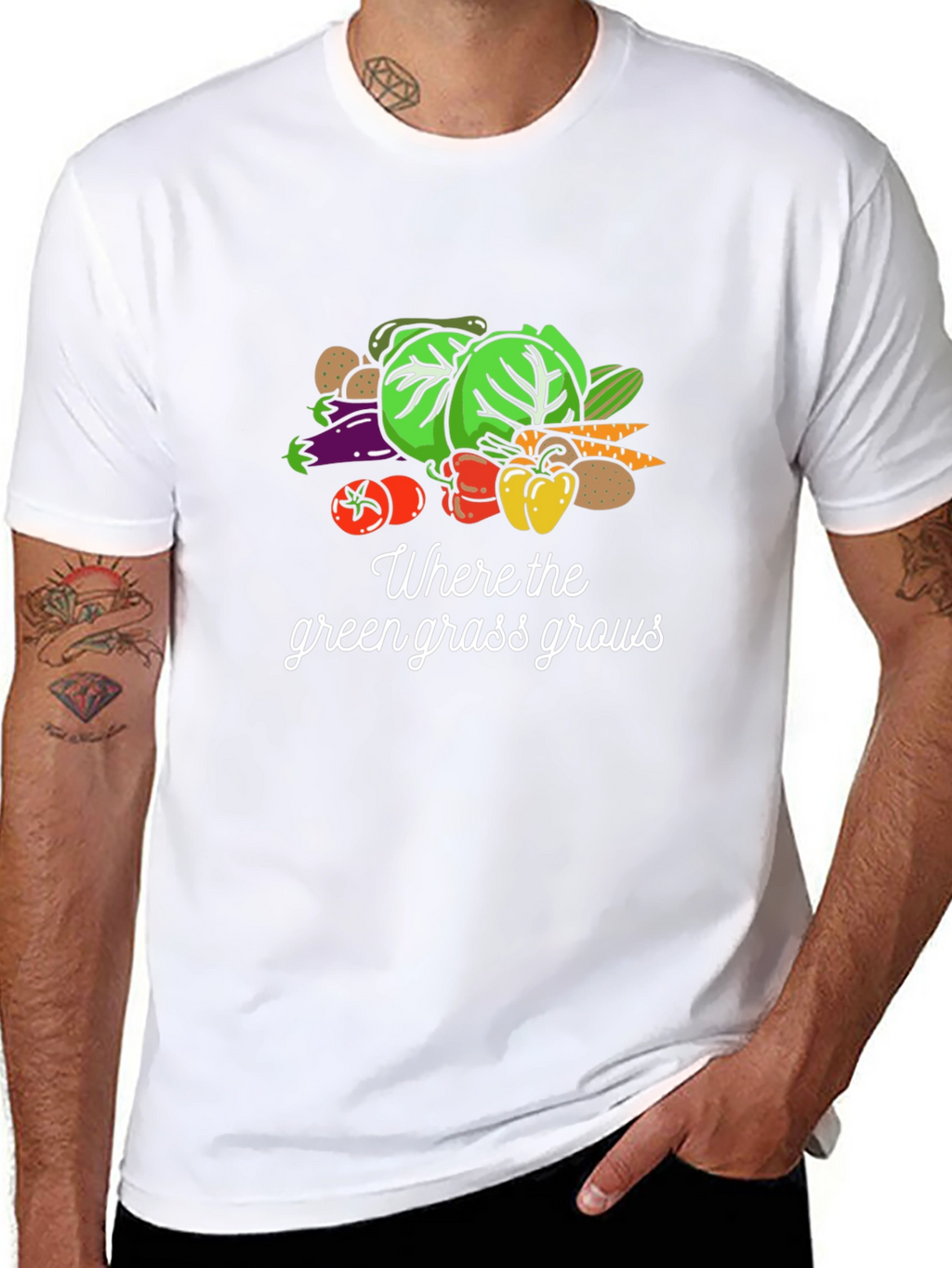 Where the Green Grass Grows Graphic Tee