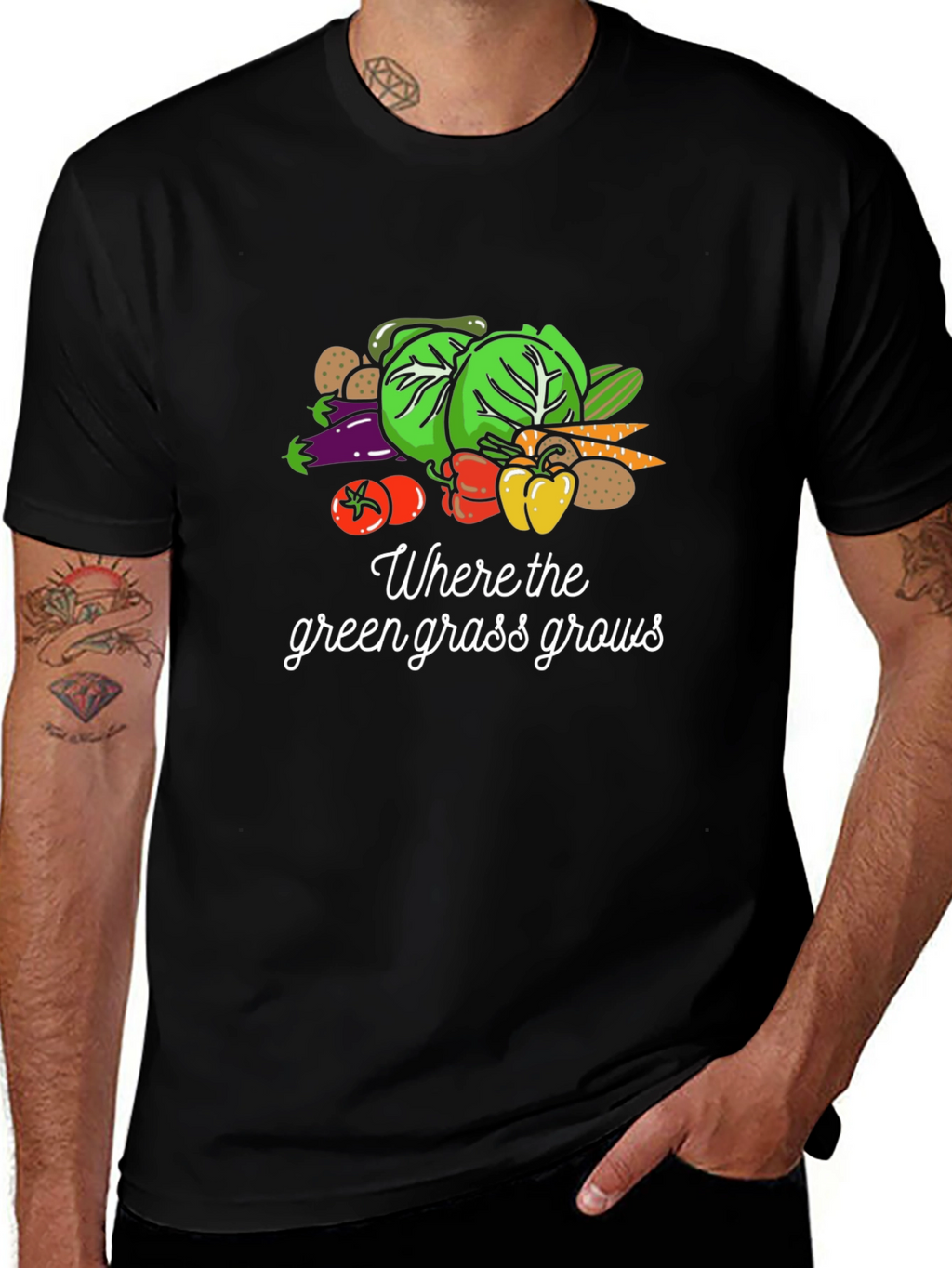 Where the Green Grass Grows Graphic Tee