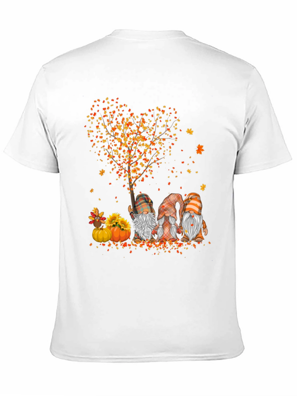 Fall Gnomes Heart Tree T-Shirt