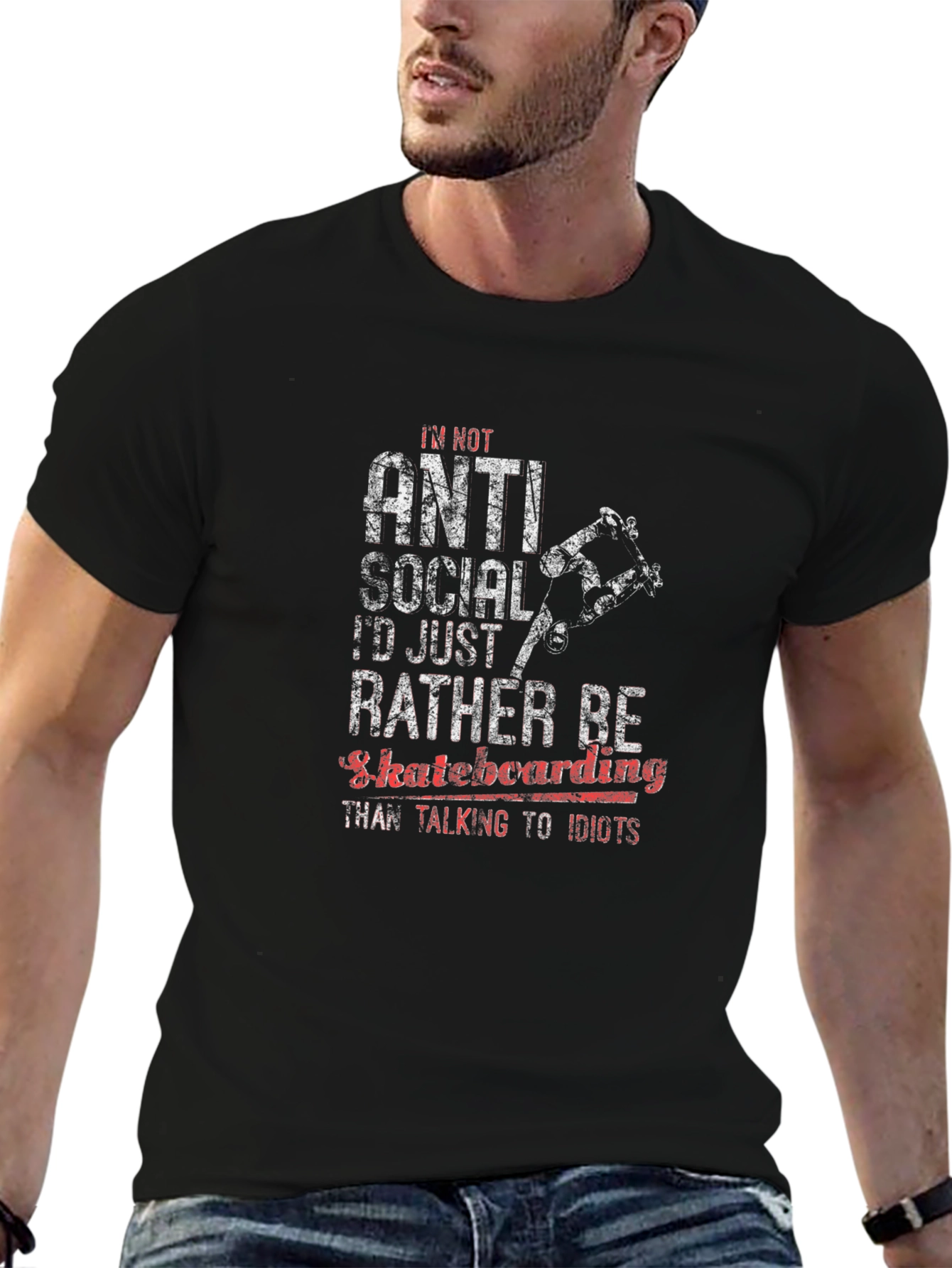 Anti-Social Skateboarding T-Shirt