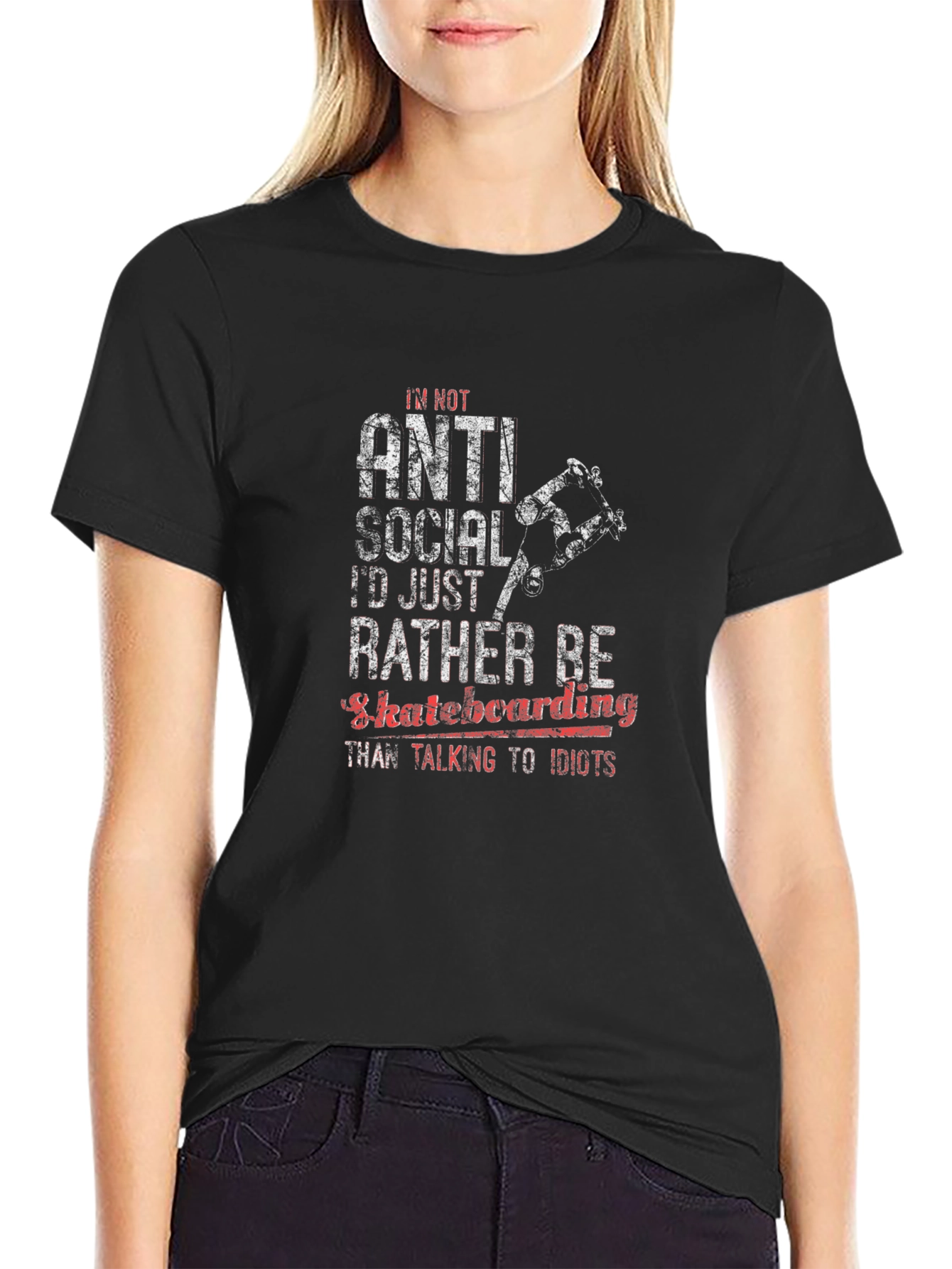 Anti-Social Skateboarding T-Shirt