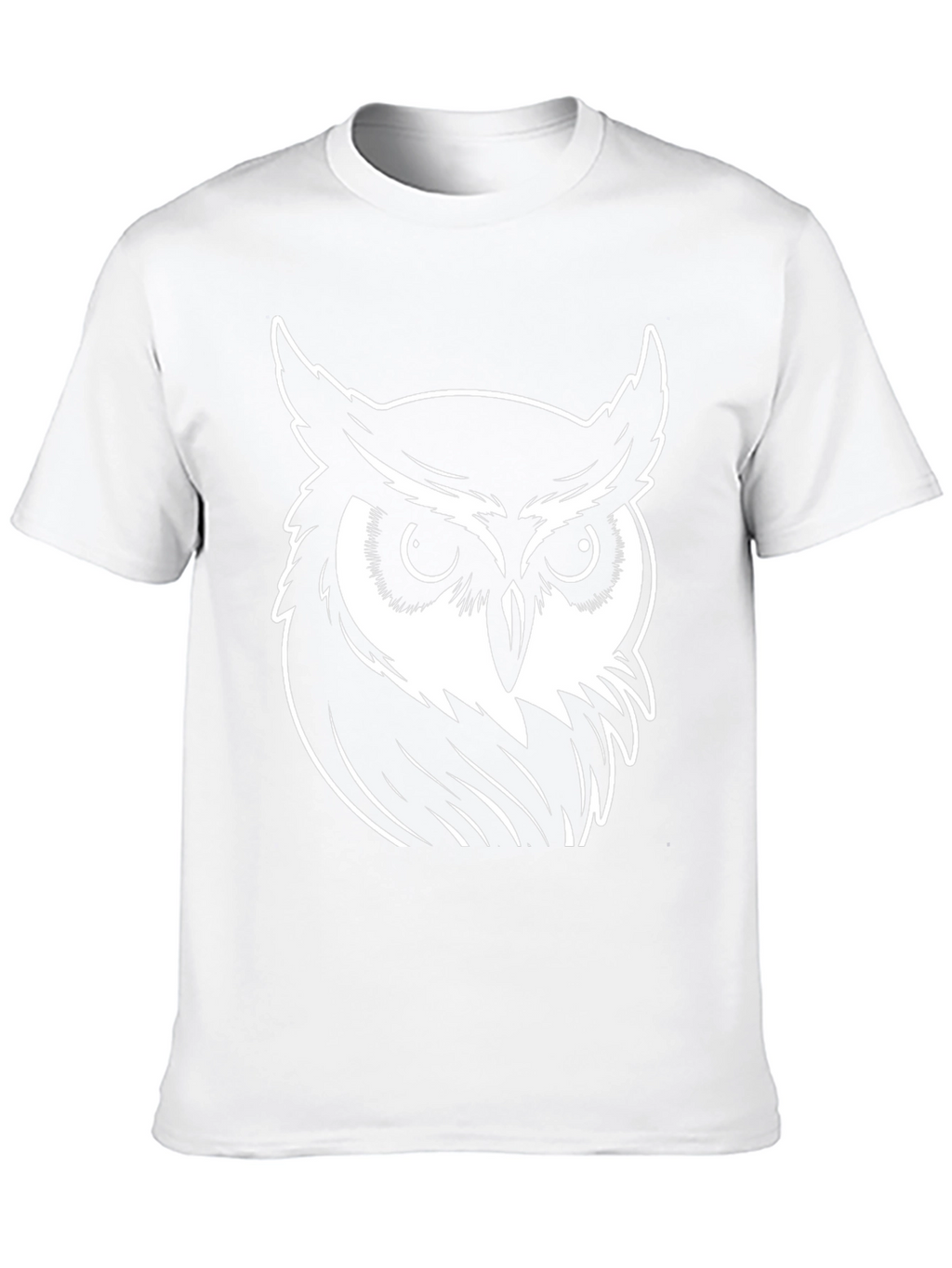 Cool Owl Graphic Tee - Black Cotton T-Shirt
