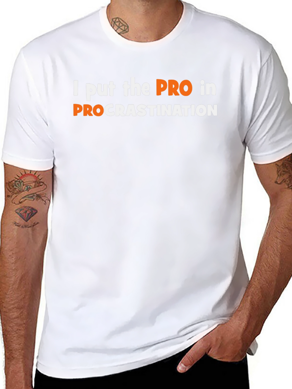 Procrastination T-Shirt - I put the PRO in it!
