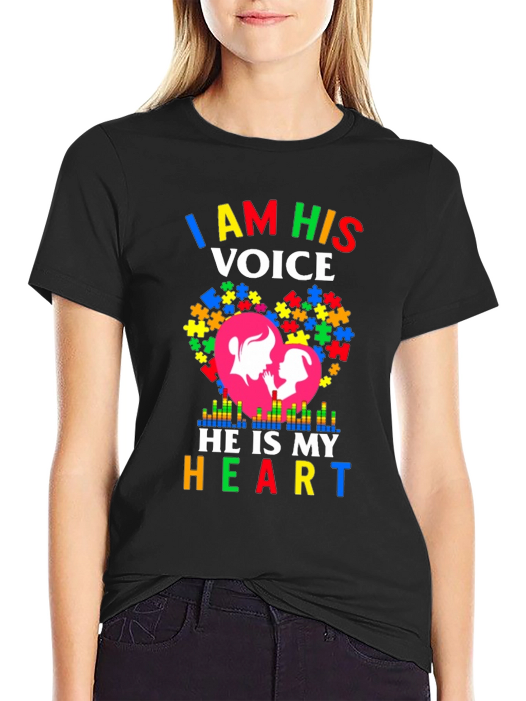 I Am His Voice Autism Awareness T-Shirt