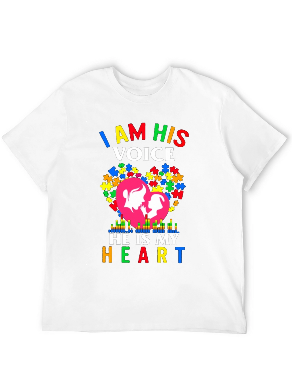 I Am His Voice Autism Awareness T-Shirt