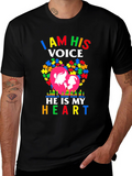 I Am His Voice Autism Awareness T-Shirt
