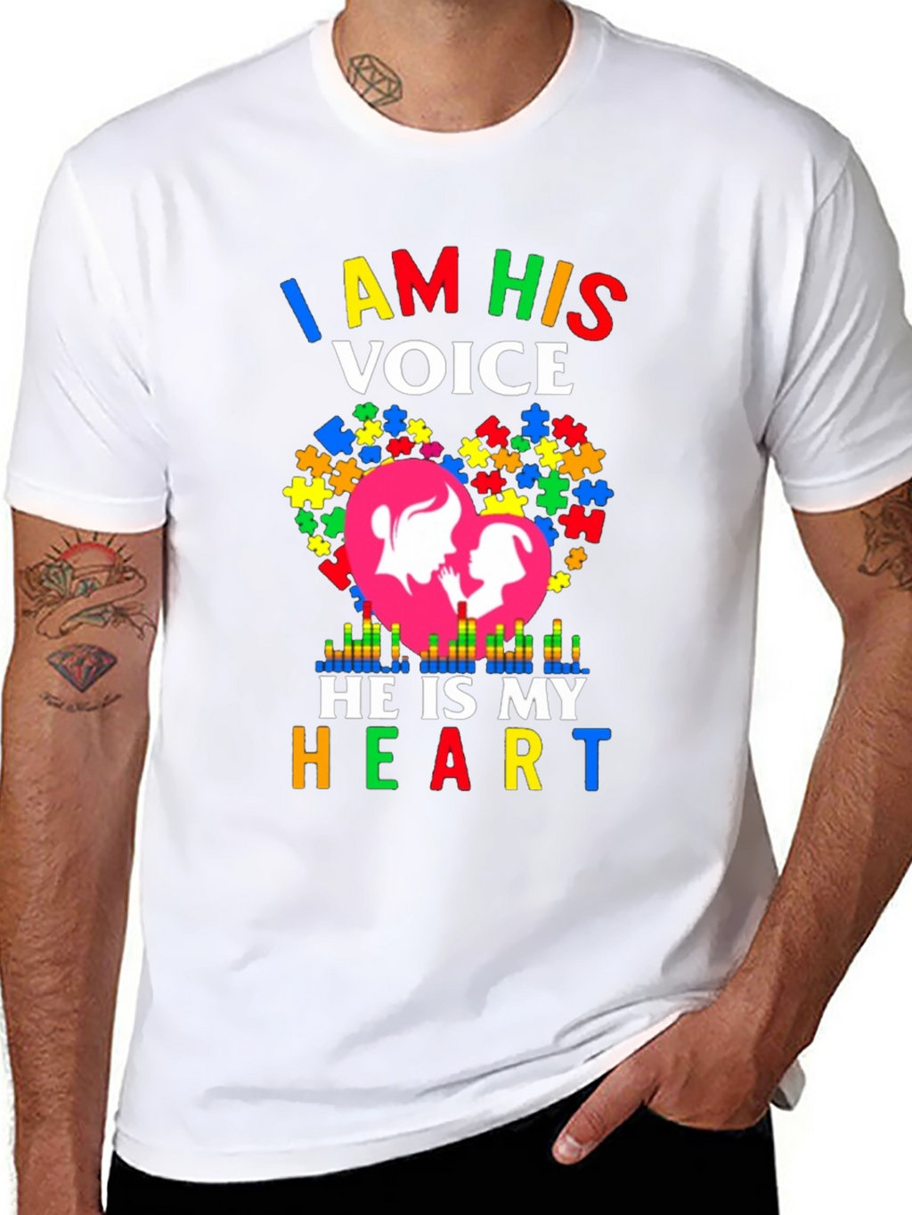 I Am His Voice Autism Awareness T-Shirt