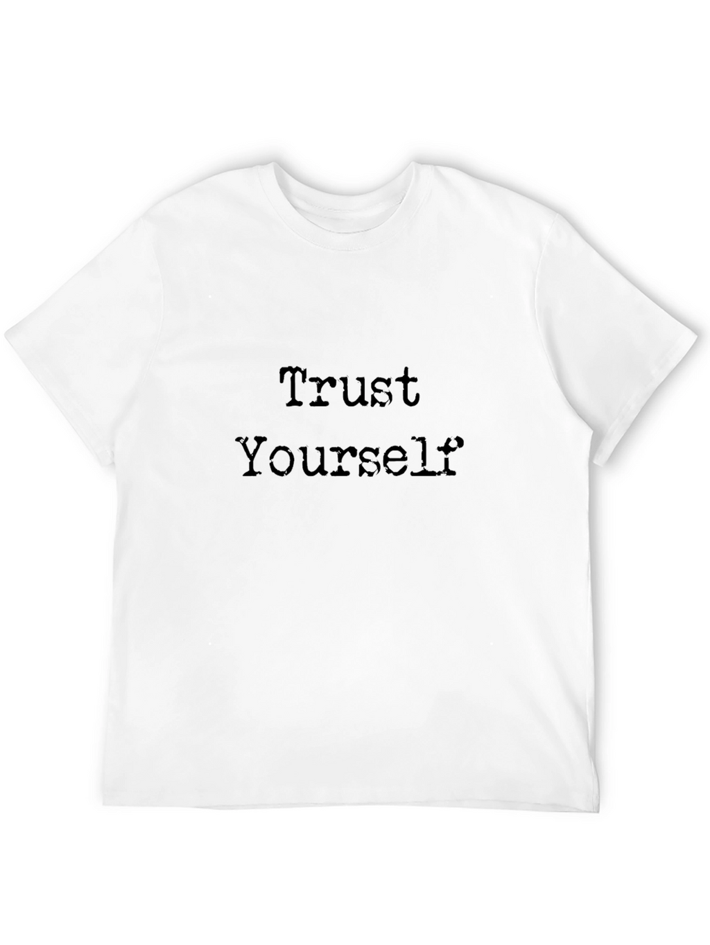 Trust Yourself Black Graphic Tee