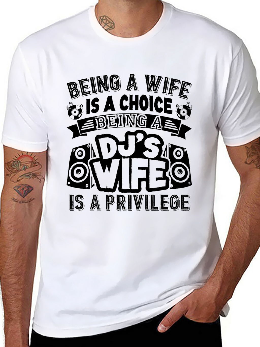 DJs Wife T-Shirt - Choice & Privilege