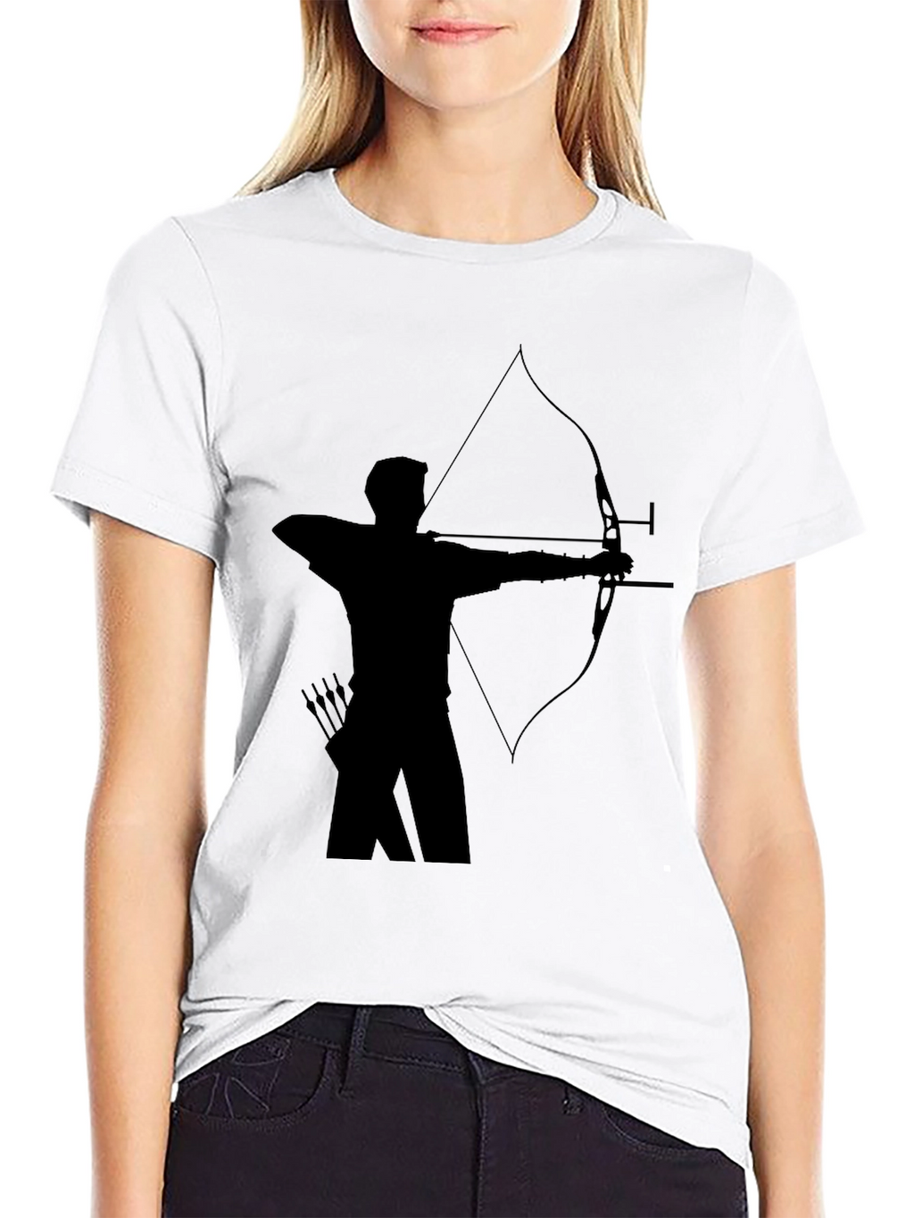 Archer Silhouette Black T-Shirt