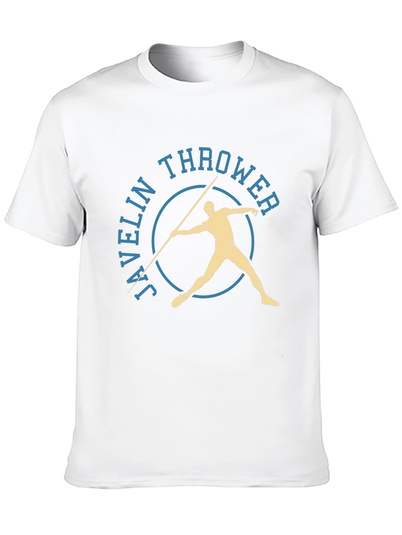 Javelin Thrower Graphic Tee - Athletic Sport Shirt