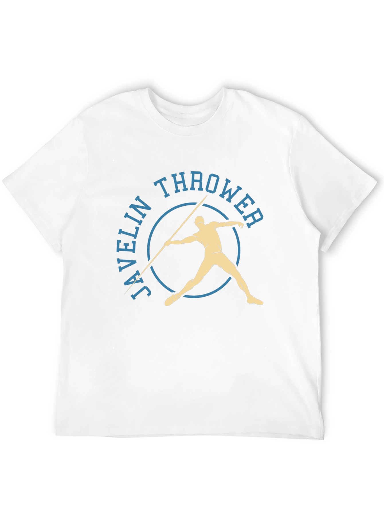 Javelin Thrower Graphic Tee - Athletic Sport Shirt