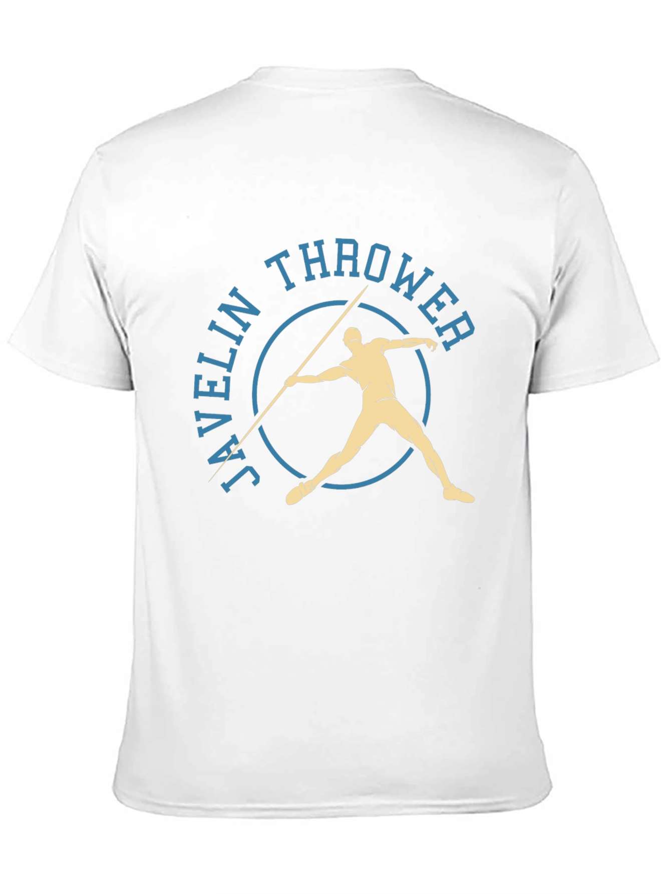 Javelin Thrower Graphic Tee - Athletic Sport Shirt
