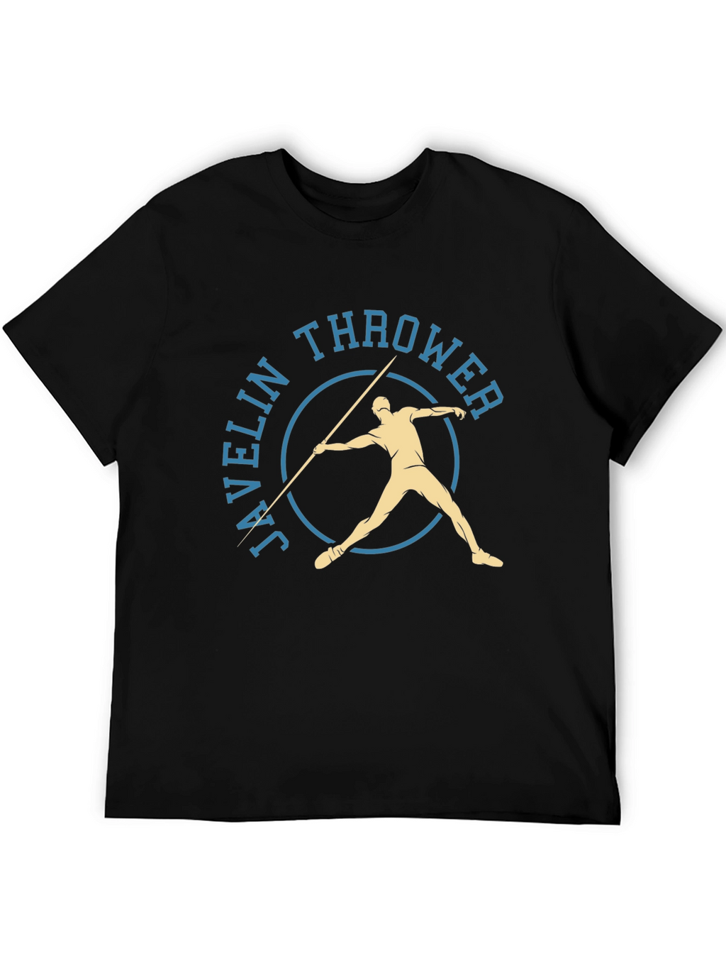Javelin Thrower Graphic Tee - Athletic Sport Shirt