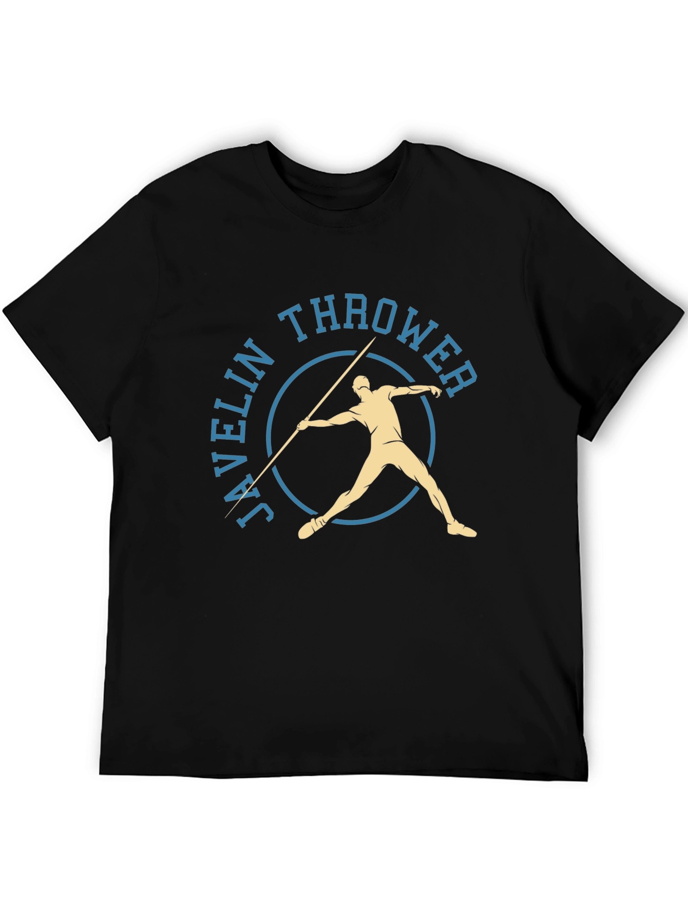 Javelin Thrower Graphic Tee - Athletic Sport Shirt