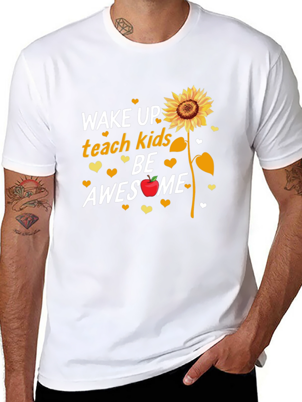 Wake Up Teach Kids Be Awesome T-Shirt