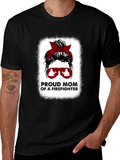 Proud Firefighter Mom T-Shirt
