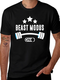 Beast Modus ON Black Graphic Tee
