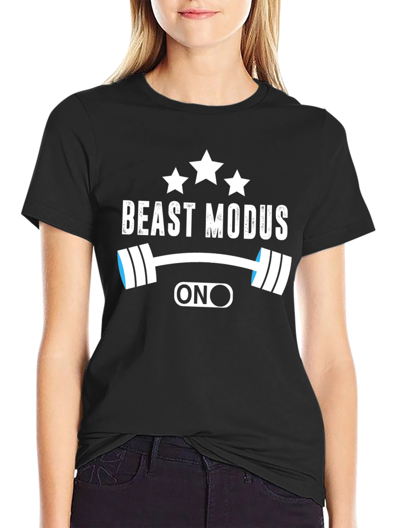Beast Modus ON Black Graphic Tee