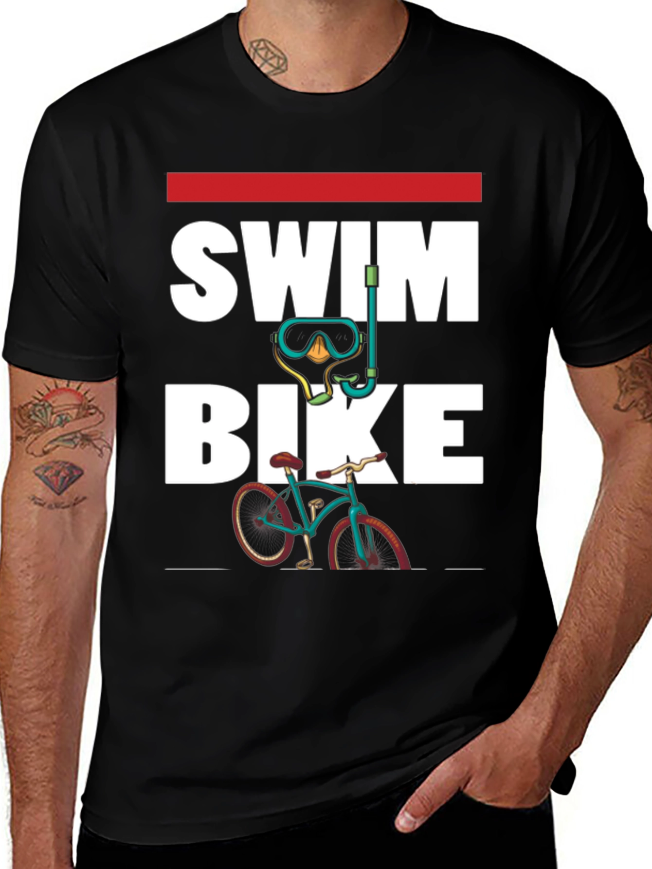 Swim Bike T-Shirt | Triathlon Training Tee