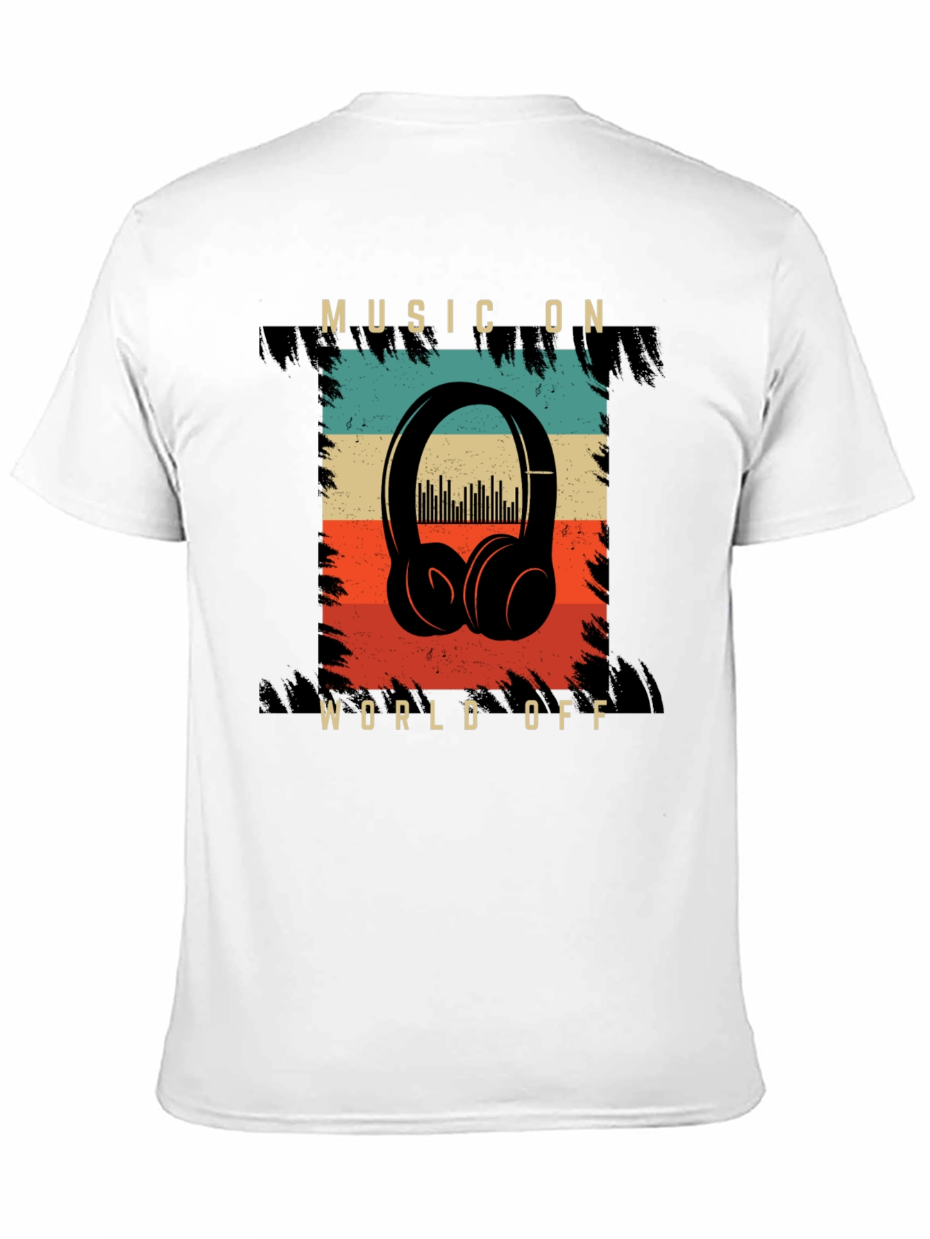 Music On World Off Graphic T-Shirt