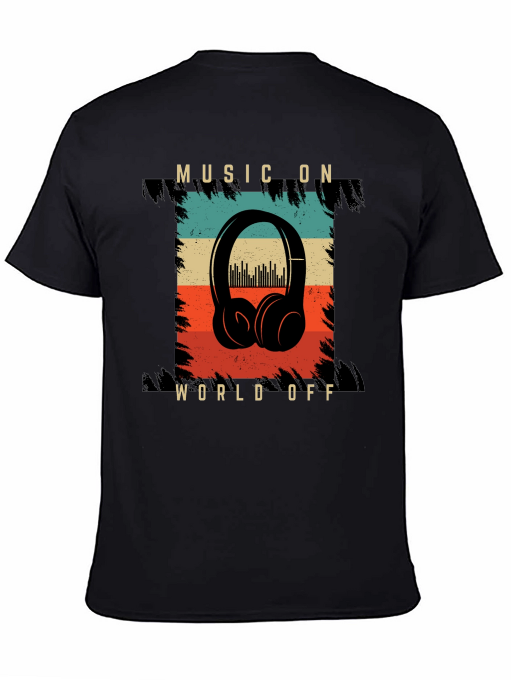 Music On World Off Graphic T-Shirt