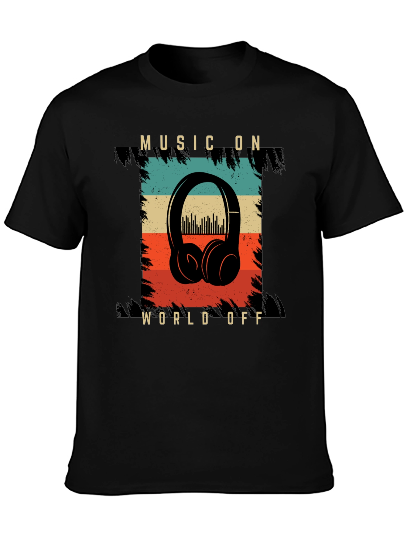 Music On World Off Graphic T-Shirt