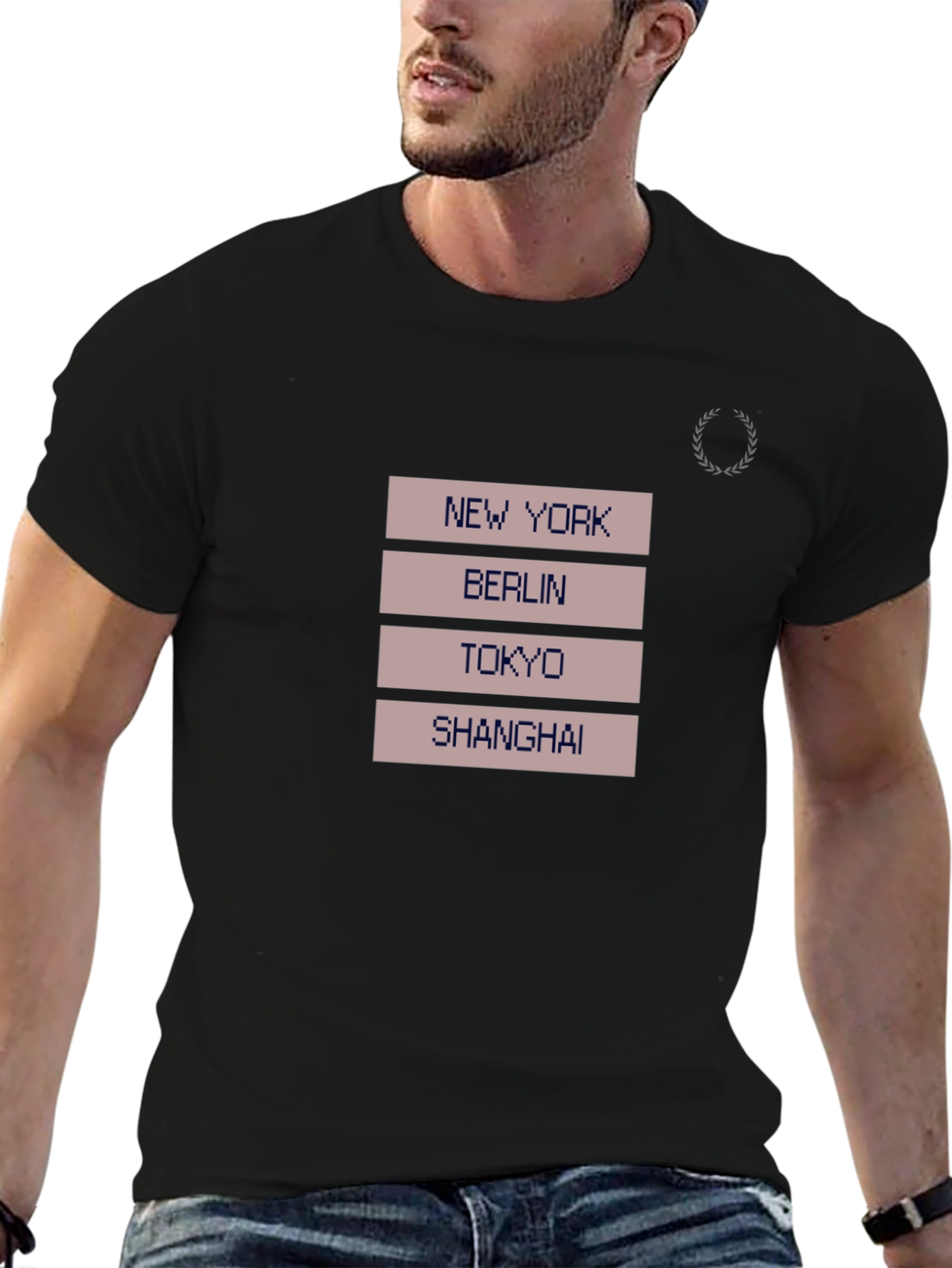 City Names Graphic T-Shirt