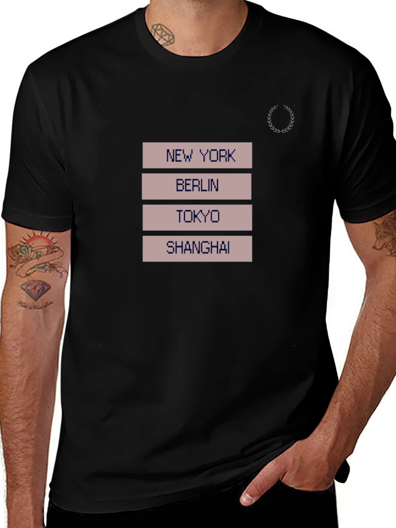 City Names Graphic T-Shirt
