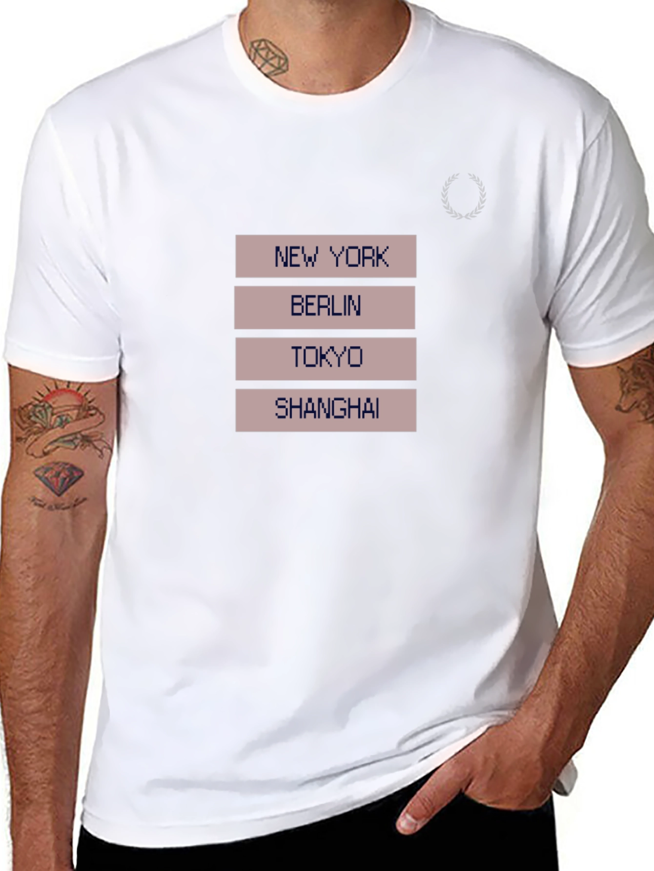 City Names Graphic T-Shirt