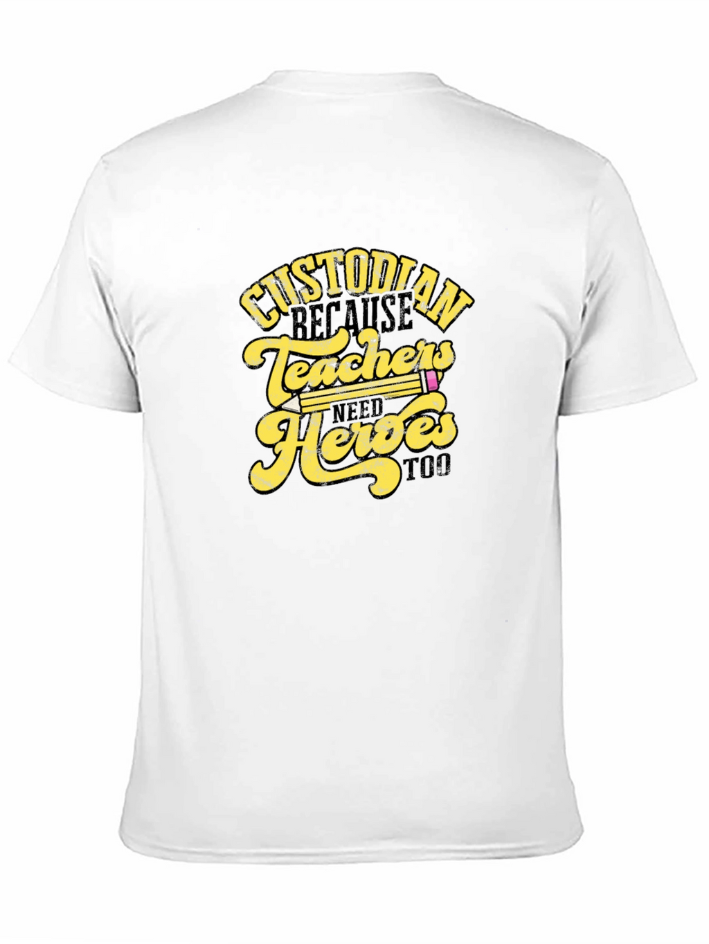 Custodian Teachers Heroes T-Shirt